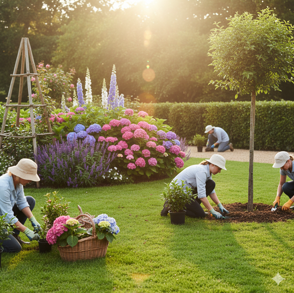 조경 작업 사례 1